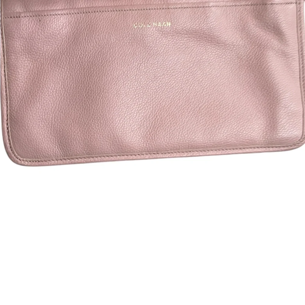 COLE‎ HAAN Shoulder bag Leather PNK CHO11158 pink Smooth Top Zip Pockets